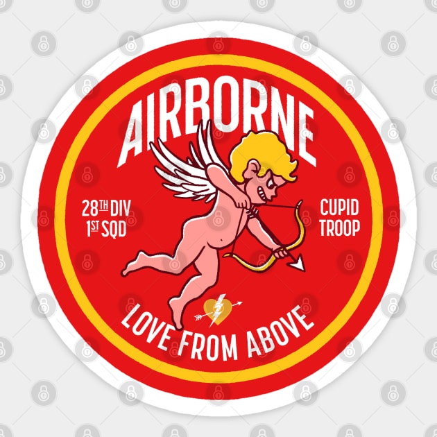 Love From Above Sticker by victorcalahan